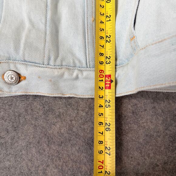 Golden Goose Deluxe Brand Lightwash Denim Cotton Jacket Made in Italy Size Med - Picture 10 of 11